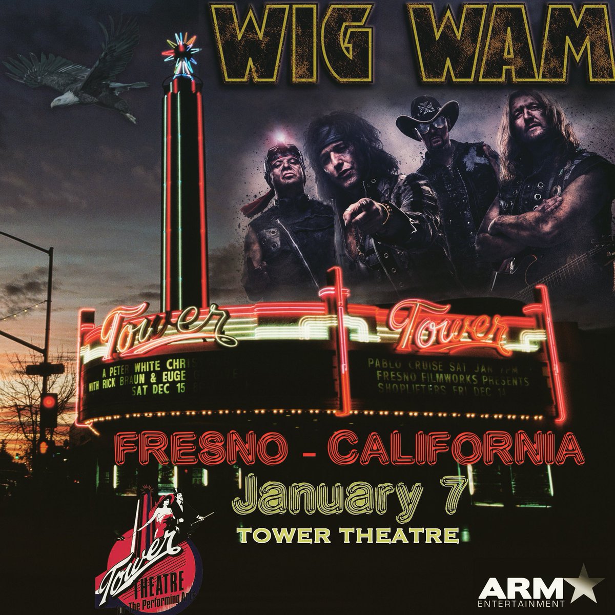 TOWER THEATRE - FRESNO, CALIFORNIA 🇺🇸 January 7th

Tickets available NOW💥:
tix.com/ticket-sales/t…