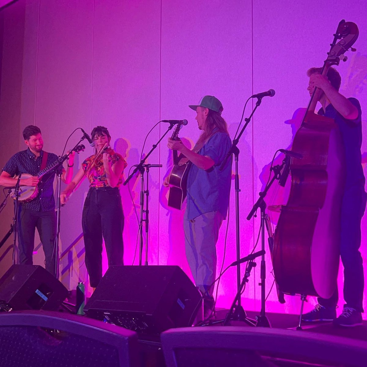 Native_Ground's tweet photo. We’ve had so much fun at #IBMAWOB2022 in Raleigh, NC this week. There’s tons of music and wonderful community to be had - it really reminds us why we are in this business. ❤️

Thanks, @IntlBluegrass, for all you do for the people and the music we love. https://t.co/7egkWMU7aR