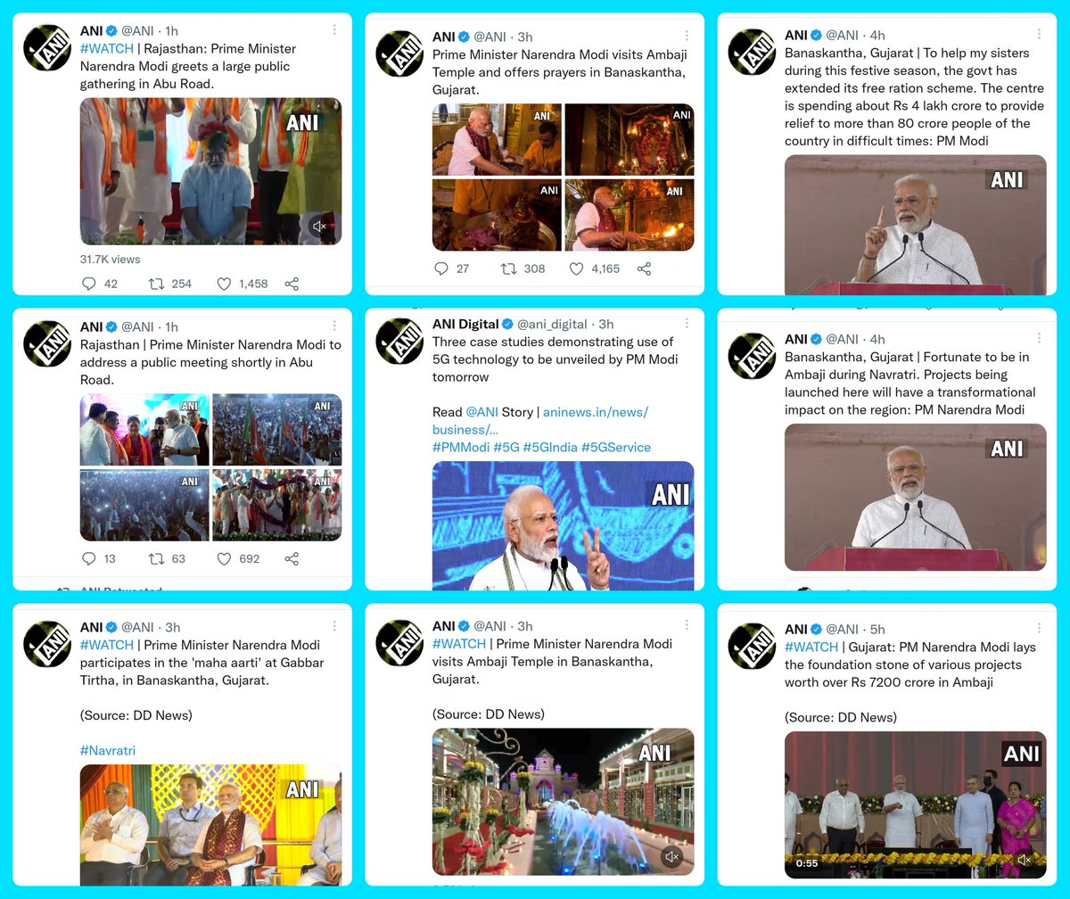 zoo_bear's tweet photo. Number of tweets by ANI today on PM Modi's visit : 25
Number of tweets by ANI today on Rahul Gandhi's Yatra : 1 https://t.co/TDBvfvixbK