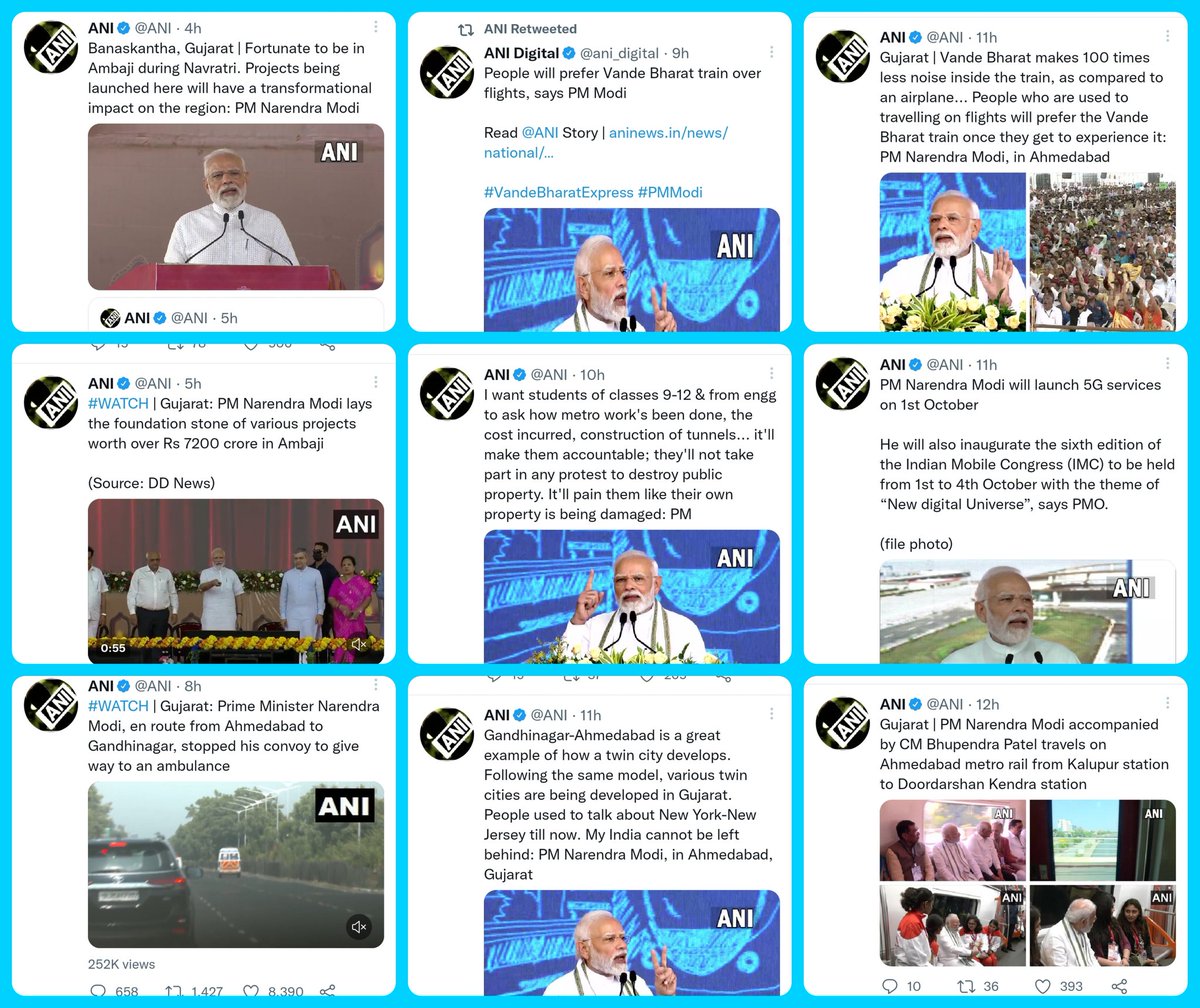 zoo_bear's tweet photo. Number of tweets by ANI today on PM Modi's visit : 25
Number of tweets by ANI today on Rahul Gandhi's Yatra : 1 https://t.co/TDBvfvixbK