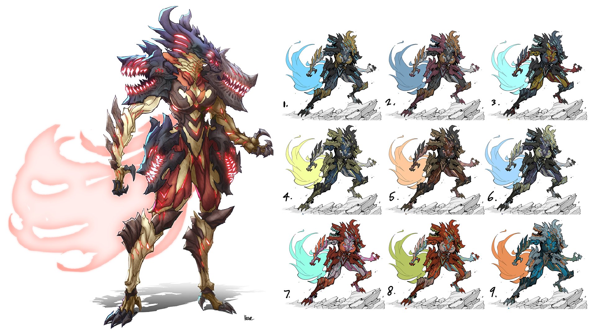 Warframe on twitter colors have been chosen for our upcoming wolf