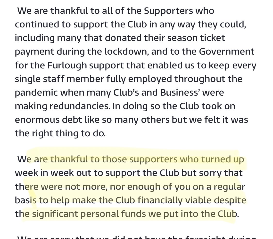 thepaulwilliams's tweet photo. Look at this from the Worcester owners.

As my late grandmother would have said.

What a bunch of absolute shit houses.

(images via @andymcgeady) https://t.co/SPQPypZFYs