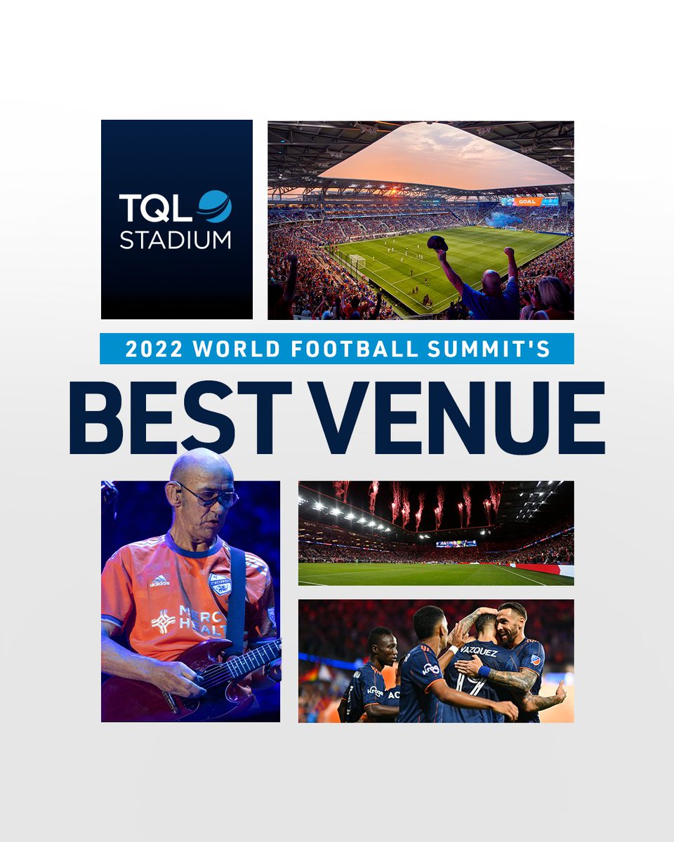 We knew this place was special. 🏟 

TQL Stadium has been named Best Venue at the World Football Summit. DETAILS: fccincy.com/3y50ID3