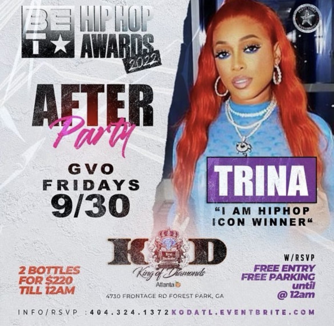 TRINArockstarr's tweet photo. Official After Party #HipHopAwards https://t.co/SMQKeJAM9E