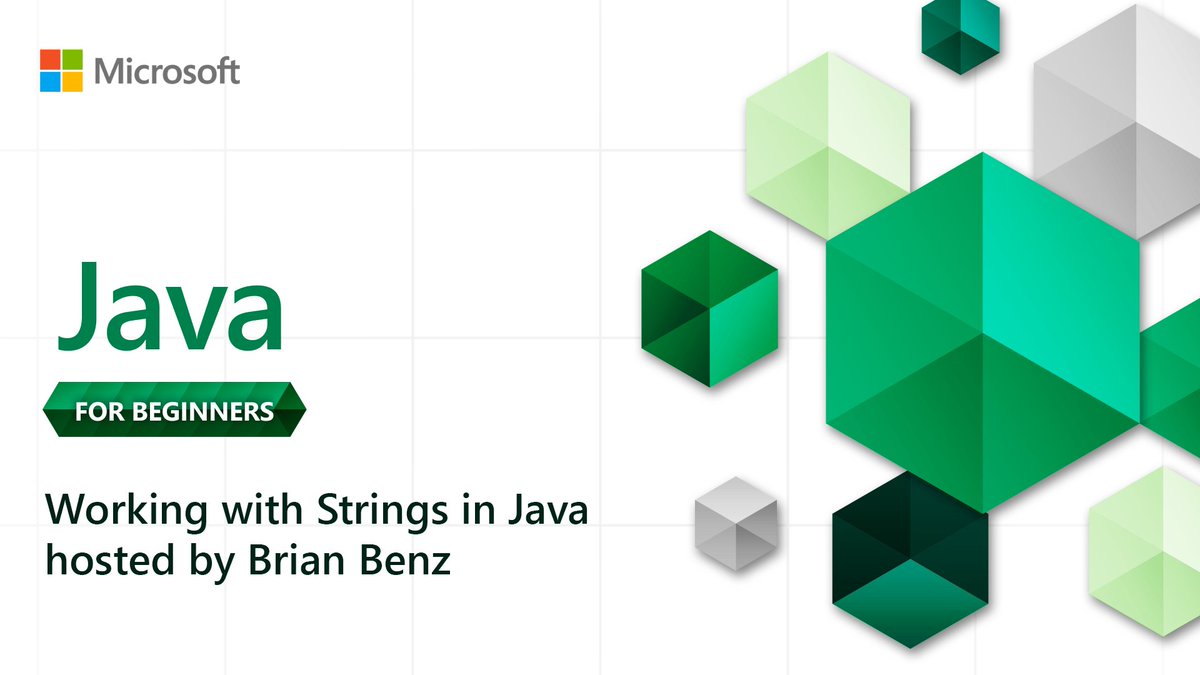 MSFTReactor's tweet photo. Java Champion @BBenz introduces Java Strings, explains how Java processes them, and provides tips on how to use them effectively in your Java #applications ☕
Watch now: https://t.co/Zacx4vO49m
#MSFTDevs https://t.co/z7jIzCL0pY