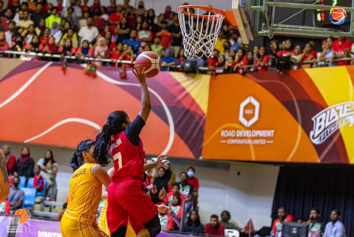 mba_maldives's tweet photo. Congratulations to the National Women’s Basketball Team 🇲🇻 on winning Bronze🥉 at SABA Women’s 🏀 Championship 2022.  
Great performance by the whole team 👏💪
📷@issethori
Supportedby: @moyscemv
DigitalPartner: @dhiraagu
FitnessPartner: @blazefitnessmv
Print Partner: @graphitemv https://t.co/IlrN4NDchd