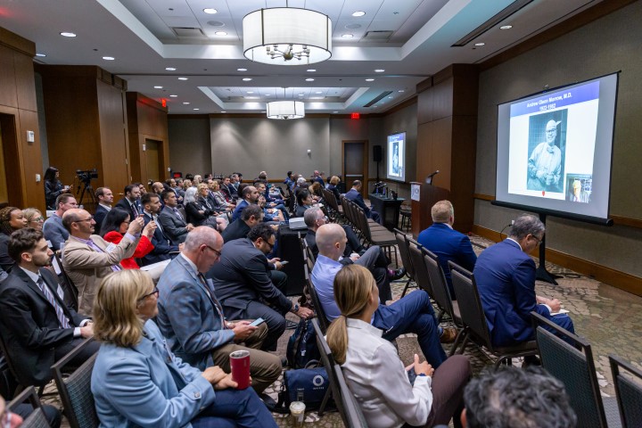 hcmsociety's tweet photo. Participants at the HCM Society's Scientific Sessions view Dr. Eugene Braunwald's virtual keynote address. His topic was “Defining Hypertrophic Cardiomyopathy.” Dr. Braunwald was presented a Visionary Award. https://t.co/BLgUPqCJn2
#hcmsociety #cardiotwitter #hcms2022 https://t.co/chx02HVqjM