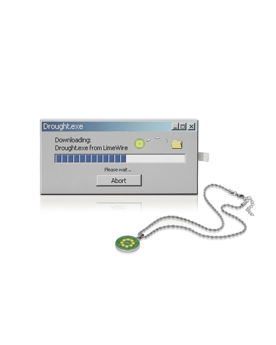 3CC0__'s tweet photo. LimeWire chain by Drought (2022) https://t.co/q3dHgS6wfn