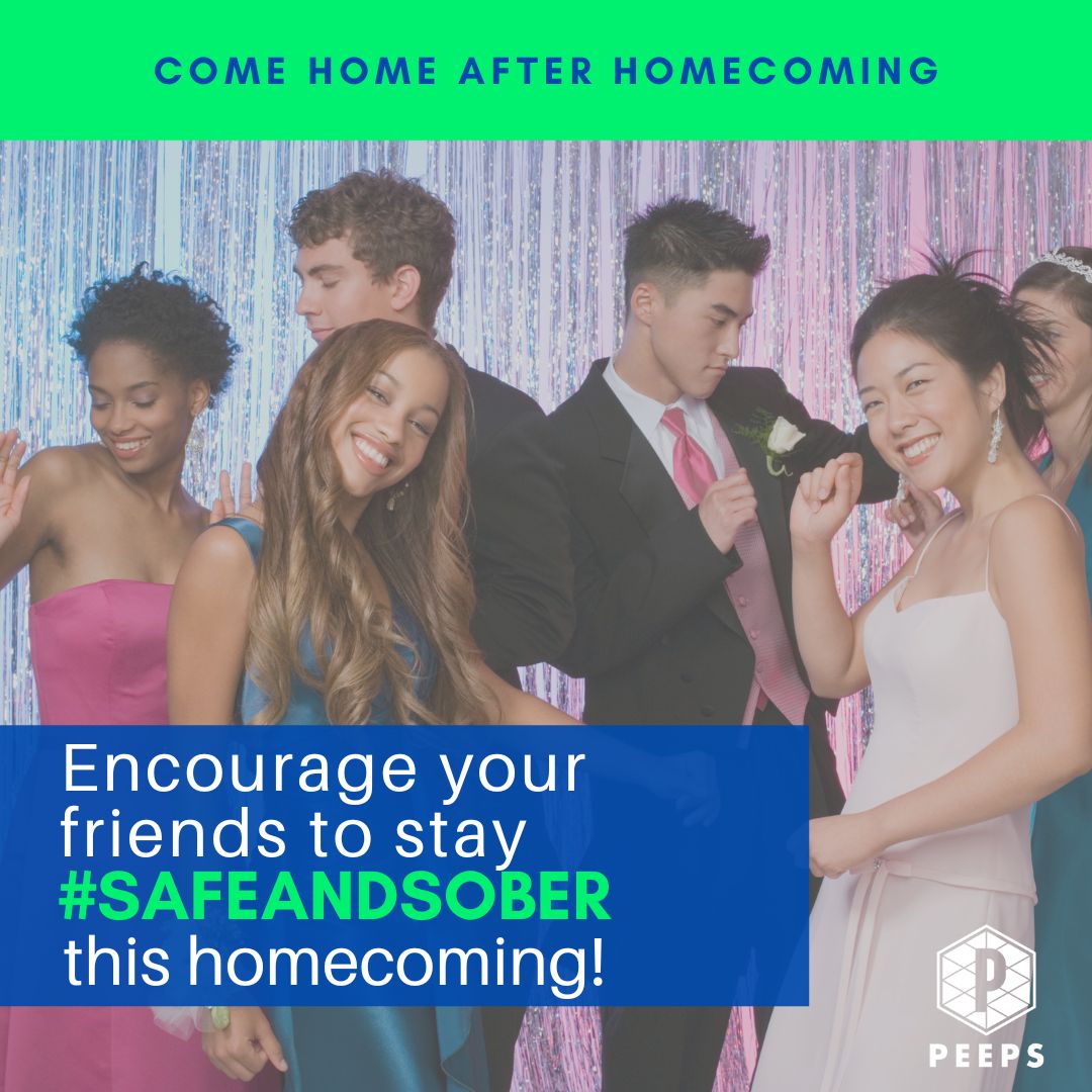 We hope you and your friends have a safe and sober homecoming weekend! 💃