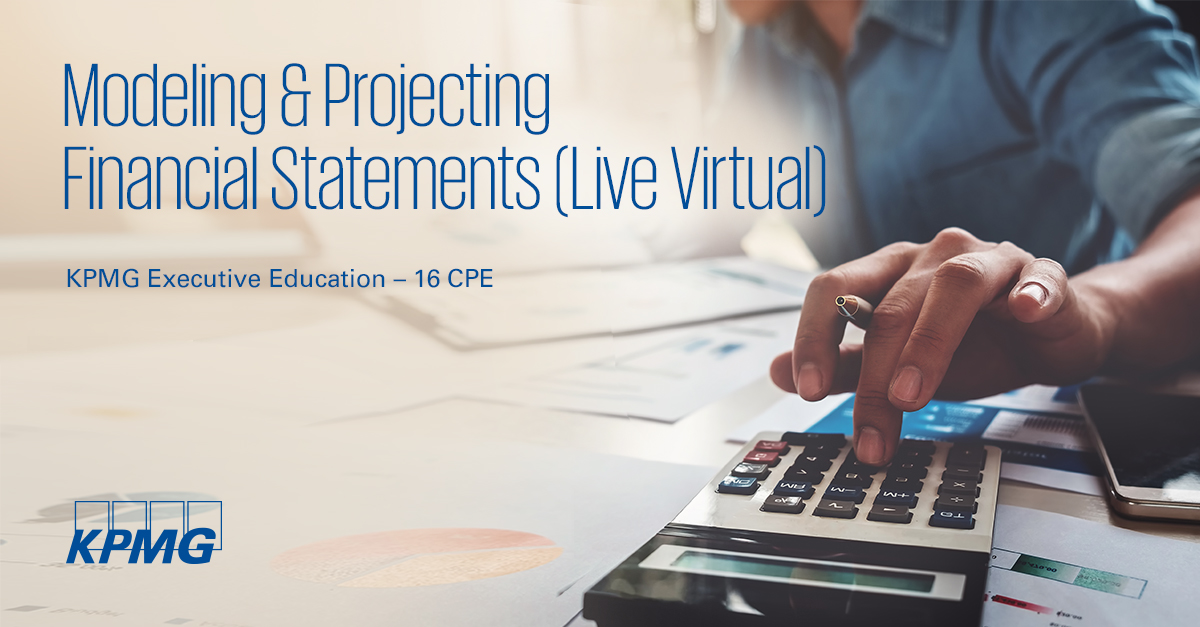 KPMG US on Twitter "Don’t miss Modeling & Projecting Financial