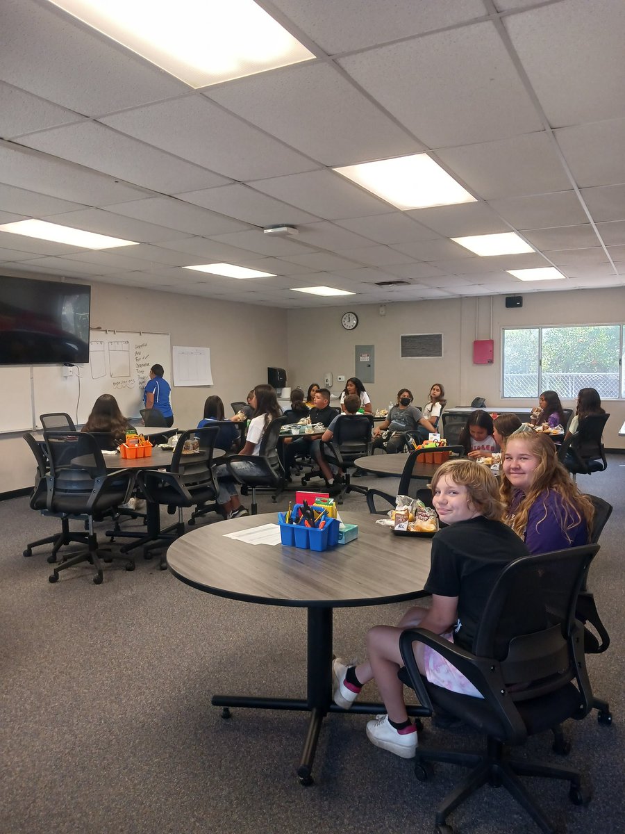 Oak Grove student Light House team!! First meeting...developing social contract #misscervantes #mrsphillips #bsd
