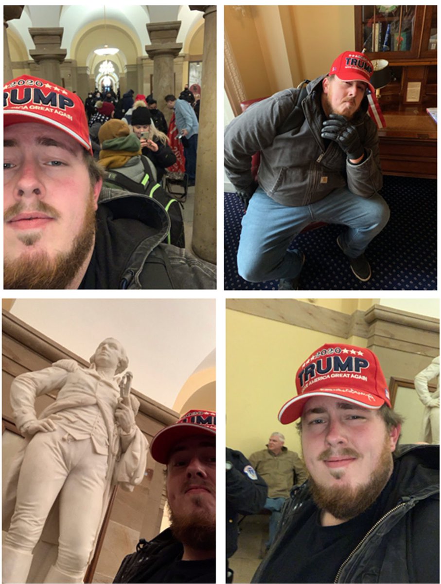 ryanjreilly's tweet image. “We definitely have enough people to overthrow this bitch. They don’t stand a f---ing chance."
Jerry Ryals of Oklahoma has now "lost his wife, his job" and been shunned in his community because of his criminal conduct on Jan. 6, his lawyer writes.