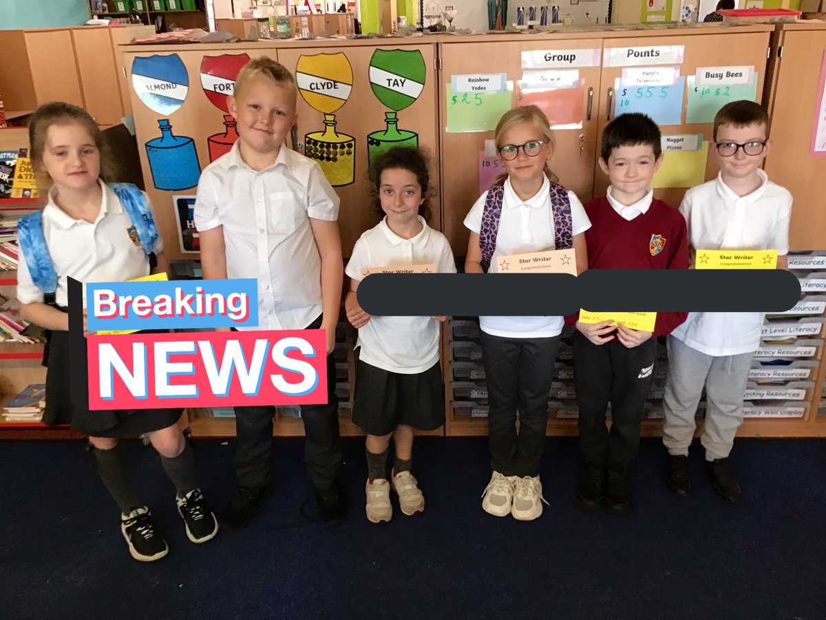stserfs_7's tweet photo. 🌟 Some Star Writers from the last few weeks. We have worked hard writing about the Queen’s Final Journey, Diary Entries and St Bernadette’s Relics Tour. We created some fabulous pieces. 🌟 https://t.co/GfKDyF1jRN