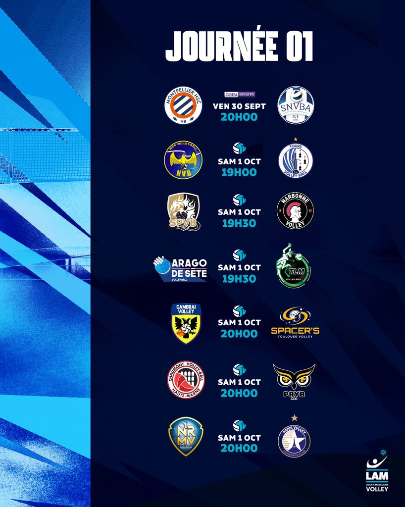 C'est demain !
Top départ pour nos centurions 🏐 

C'est JOUR DE MATCH 💥

Start 19h30 😍

A suivre sur lnvtv.com

#narbonnevolley #centurions #LAM #LNVofficiel
