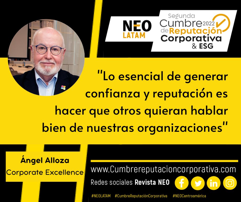 RevistaNeo's tweet photo. Memorias de la SEGUNDA CUMBRE DE REPUTACIÓN CORPORATIVA & #ESG 2022 🥇
@aalloza de @CE4reputation.
https://t.co/IBiMAslQOW
#NeoLATAM #CumbreReputaciónCorporativa #ReputaciónSostenible https://t.co/eq4AyVzaEG
