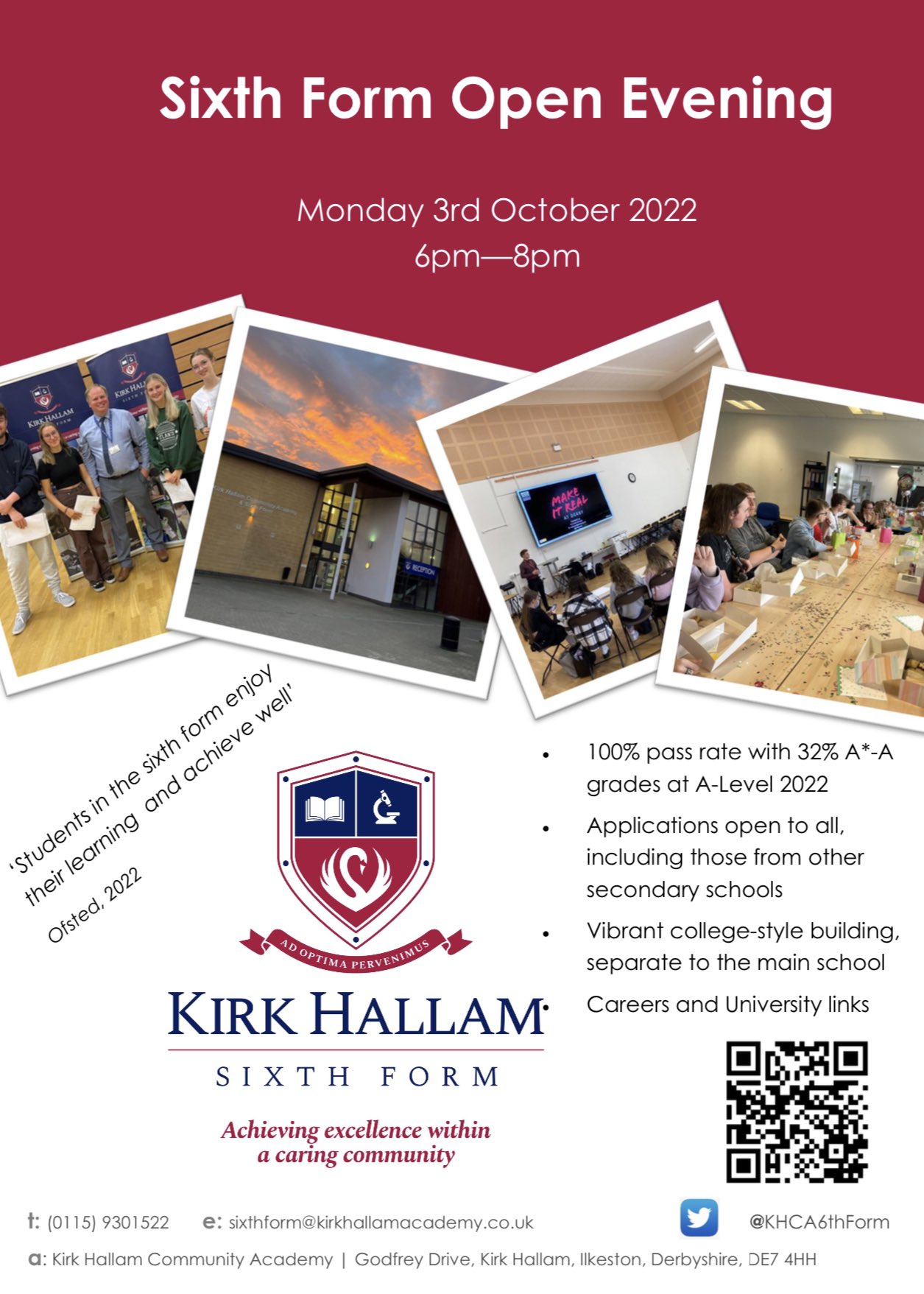 Kirk Hallam Sixth Form on Twitter "Only the weekend now before our