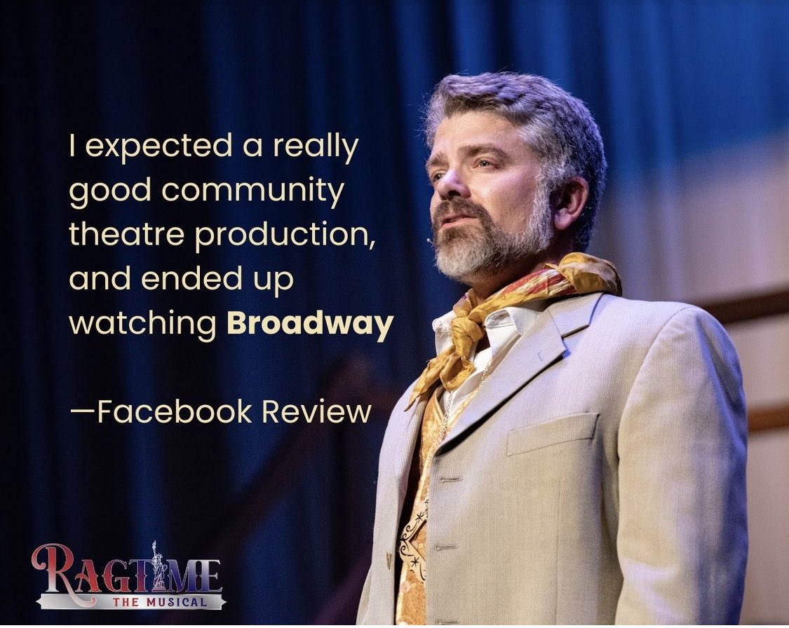 zahndrew's tweet photo. We close out Ragtime this weekend at Servant Stage here in #lancasterpa 

I look like I’m acting in this pic but really I’m just thinking about how nice it will be to shave off this beard. https://t.co/YMy2cx4RbR