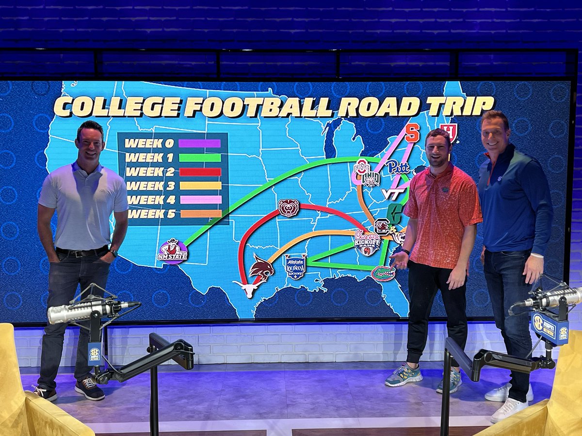 BenGChase's tweet photo. Just got the full interview from today’s @SECNetwork interview with @PeterBurnsESPN &amp; @ChrisDoering uploaded!

Thanks again to @LukeBraland and the whole team!

🔗https://t.co/FeT56ZybOA

There are definitely pieces of this that @TXSTATEFOOTBALL &amp; @HokiesFB would appreciate https://t.co/jiA9kyhYlh