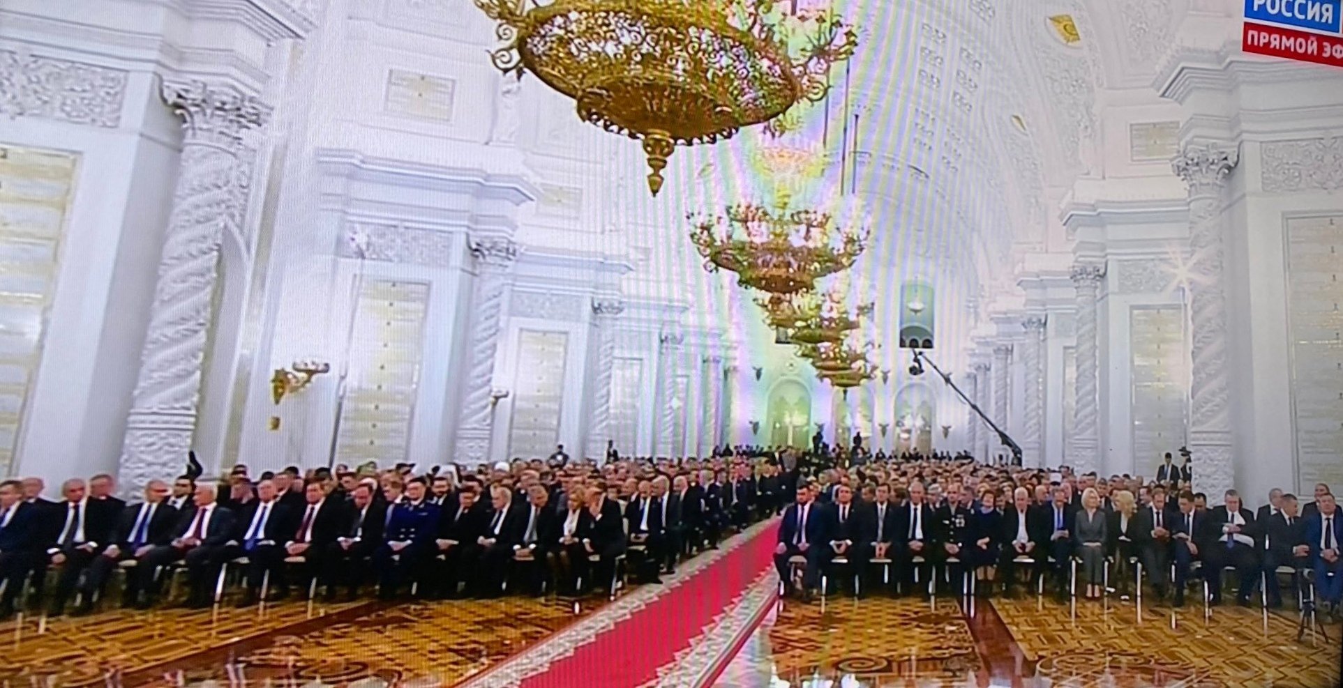 Георгиевском зале Кремля