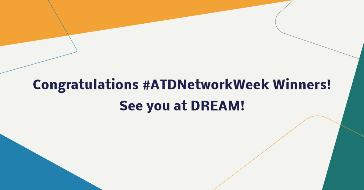 AchieveTheDream's tweet photo. Congratulations to our giveaway winners! We’ll see you in Chicago! #ATDNetworkWeek
⚠️Names are listed below!⚠️
Click the link to learn more about DREAM 2023, ATD's signature convening for leaders transforming colleges to transform communities.
https://t.co/avjDxTLVWX https://t.co/tvmhqHeNb6