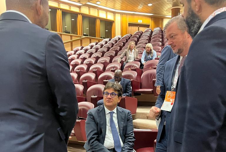 Lo sport per tutti e accessibile a tutti. Oggi in Vaticano a #Sport4all con il Presidente IPC <a href="/parsonsandrew/">Andrew Parsons</a> per rappresentare il movimento paralimpico e ascoltare il messaggio di #PapaFrancesco grande fonte d'ispirazione. Grazie a 
<a href="/VaticanCultura/">The Former Dicastery for Culture</a> <a href="/LaityFamilyLife/">Laity Family Life</a> <a href="/Gp2Sport/">Fondazione Giovanni Paolo II per lo Sport</a>