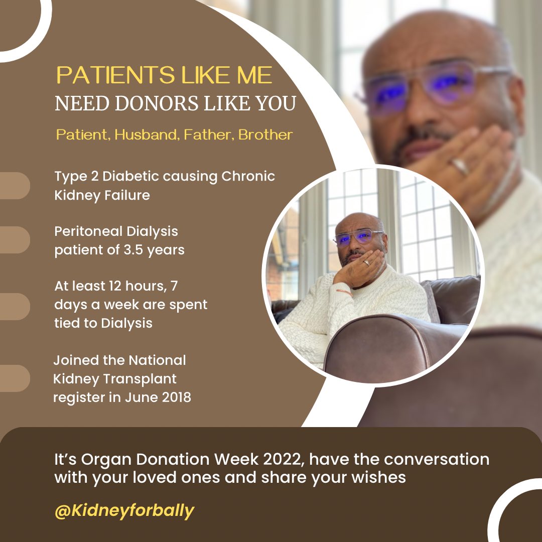 These are just some of the major facts tied to why I need a #kidneytransplant

Please please have that conversation about #organdonation &amp; share your wishes, it really matters to people like me &amp; families like mine. 

Help spread organ donation awareness this week &amp; always