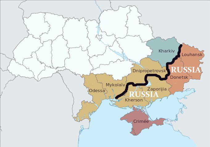 awwikanadi's tweet photo. Day 218.
President Putin has announced that as a result of the just concluded referendum, Ukrainian regions of Donetsk, Luhansk, Kherson and Zaporizhzhia are now part of Russia and will be protected by all available means. https://t.co/XmhBcyXJYX