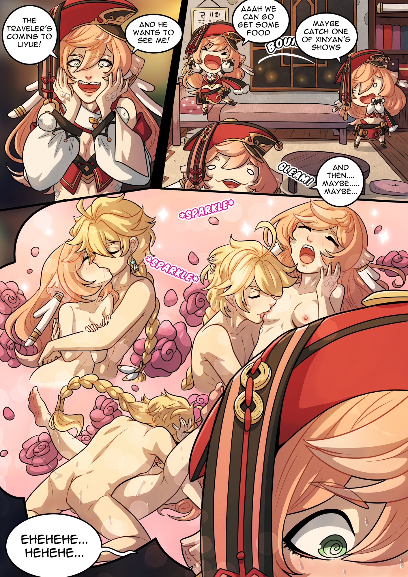 Yanfei's hidden crush on Aether a new twist in the tale