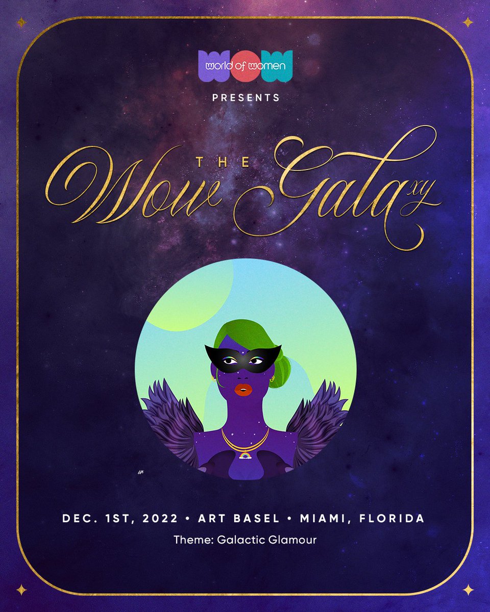 worldofwomenxyz's tweet photo. Our biggest event of the year, the WoW Gala, will be on December 1st, at Art Basel Miami. ๐
Save the date WoW fam! ๐คฉ๐ https://t.co/8oiI6F3iUd