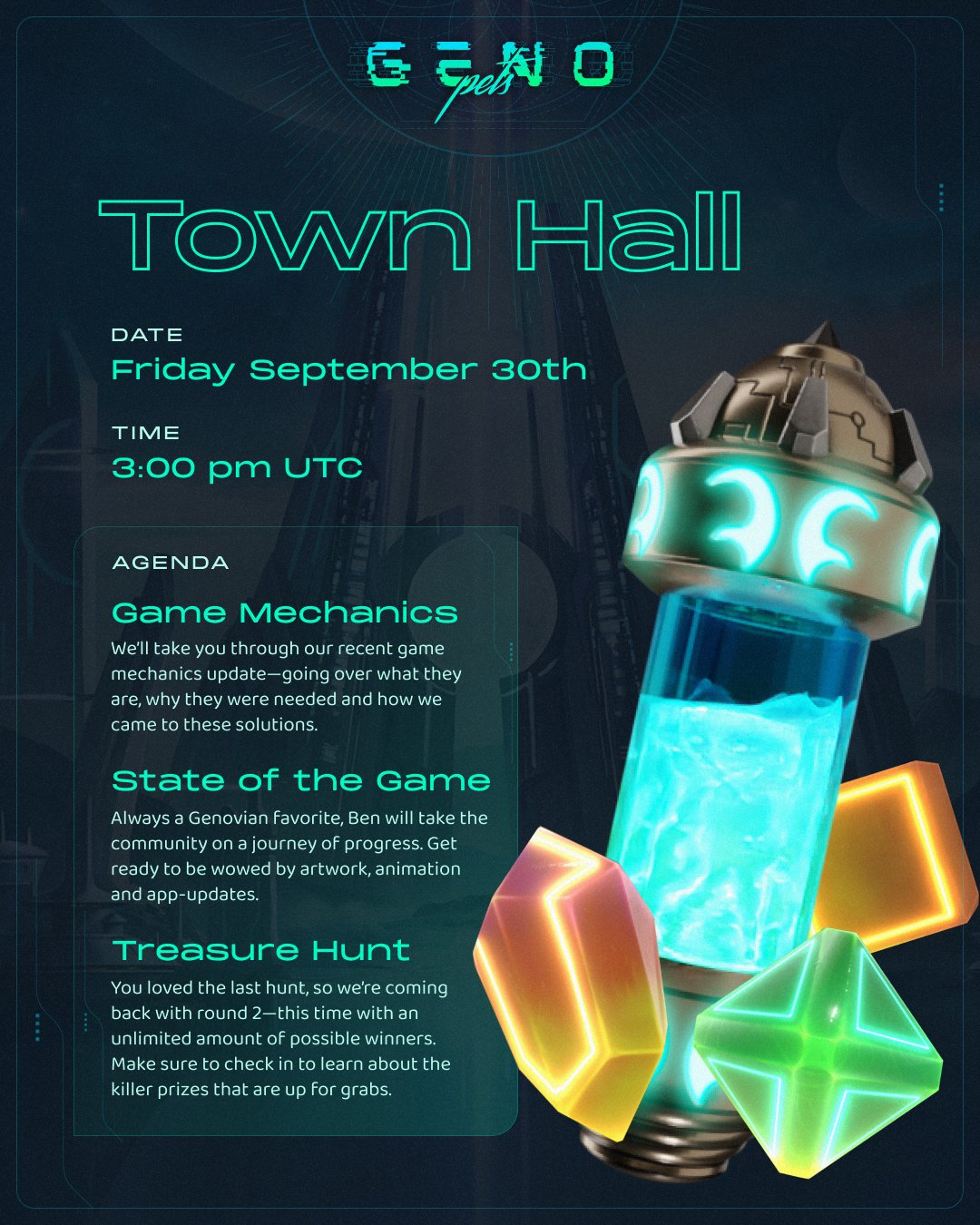 Crypto.Edgar on Twitter: "1/ Summary of todays's (30/09/2022) @genopets  Town Hall • Changes • Why? • How? • Genopets DNA • Genesis Genopets •  Android Users • Cheaters • Habitats • Lore •