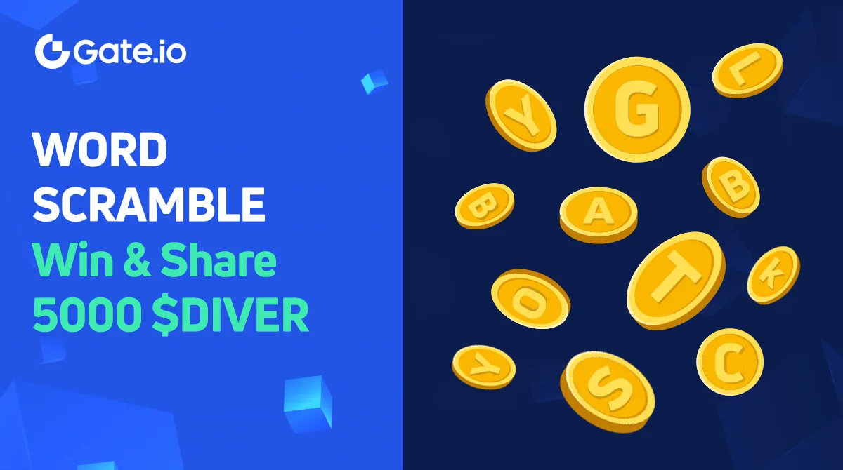 Gate's tweet photo. 🌀 #GateGame 🎉 5000 Giveaway

👀Word Scramble ❓

How many differences can you find? 🔍

✅ Follow @Gate_io
✅ Like &amp; RT with the answer
✅ Tag 3 friends

🎁 Win &amp; share 5000 DIVER when likes reached 2000 https://t.co/TXgsOwvdnA