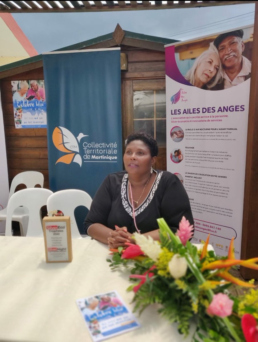 Ailesdesanges's tweet photo. Dans le cadre de la #SemaineBleue, l'association Les @Ailesdesanges a eu le plaisir de recevoir la @CTM_Martinique dans sa maison de #ColocationSenior au Lamentin pour le lancement d'#OctobreBleu en #Martinique #HabitatInclusif @OveCaraibes @SilverEco_Fr @OvarburyM https://t.co/cjraD8hkIG