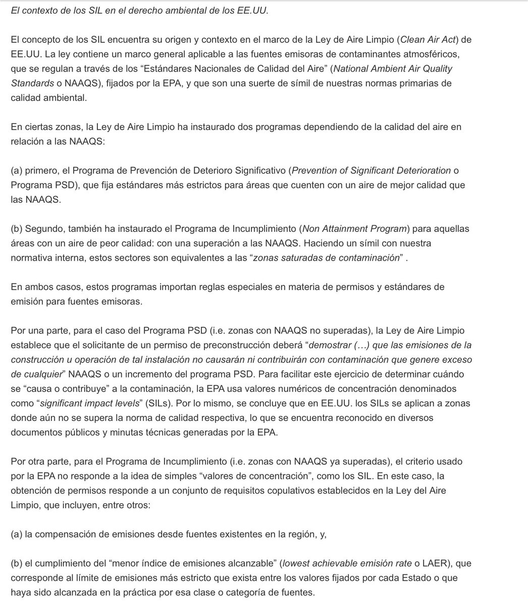 LLeguleya's tweet photo. Les comparto la opinión de los profesores @igmendezor y Pablo Tejada, publicada en el Mercurio Legal, titulado: “Evaluación ambiental, zonas saturadas y “niveles de impacto significativo” (SIL) https://t.co/GqFYfqmZGG