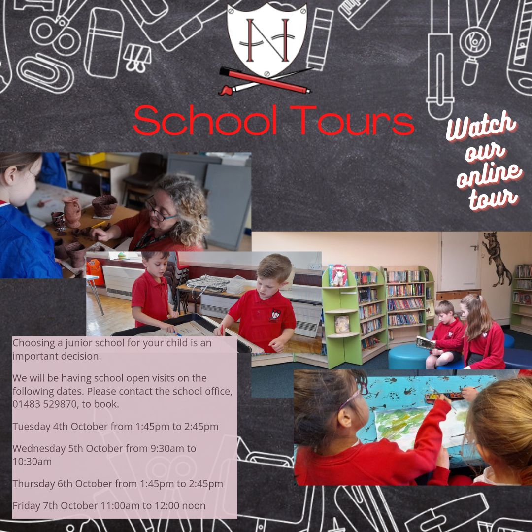 Year 2 Parents: Join our school tours or...