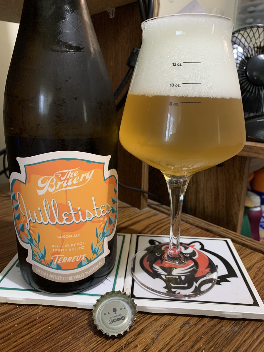 RealBMaxwell's tweet photo. Next up today is @TheBruery @BrueryTerreux Juilletistes Saison 😎🍺👍 #CraftBeer #TeamSaison #teku @mikeadam16 @Stef_Pellerin @badhopper @JohanBBT @ephoustonbill @WhiskeyCyclist @SSCraftBeers @JonMontag @Kubrickx @CATbrew13 @D_V_T_ @johanc77 @baldandbeeriful @ASFreed @DRE_Go_Fish https://t.co/XWNCwV9T3P