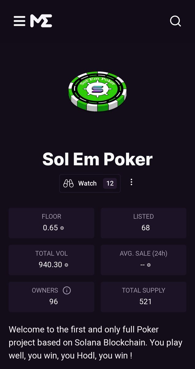 Sol'Em Poker tweet media