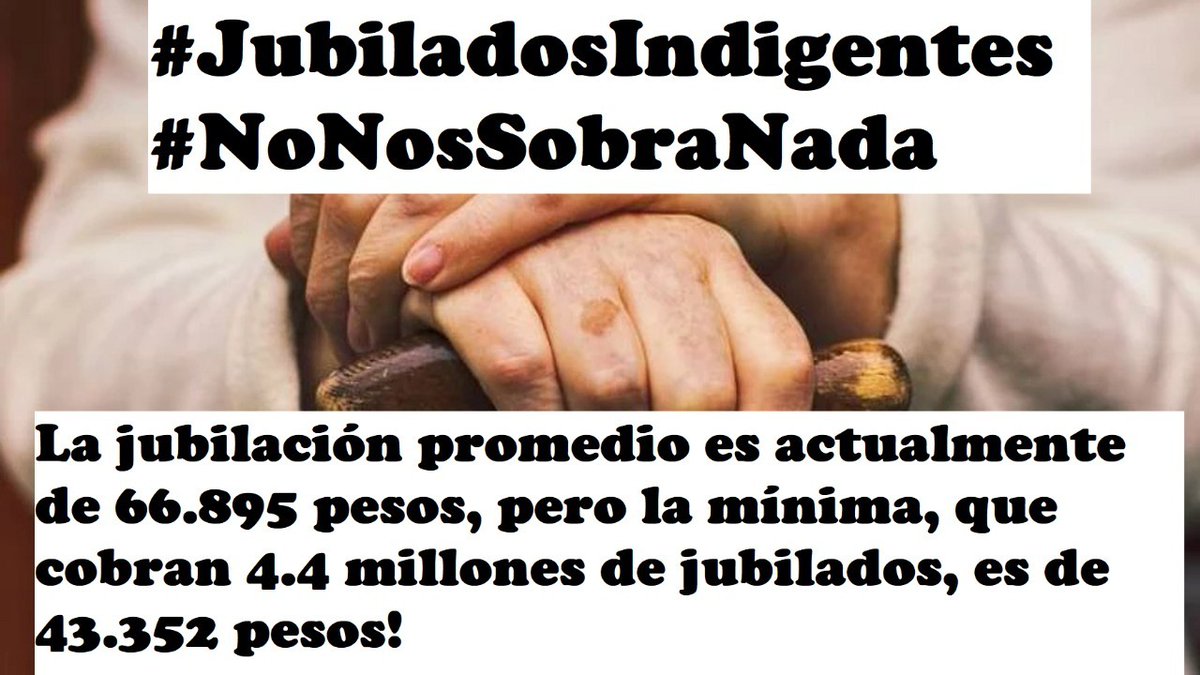 fernandaPROvida's tweet photo. #GenocidioDeJubilados
#GenocidioDeDiscapacitados
#FaltaDeMedicamentos
No tienen piedad con las poblaciones más vulnerables. Con los que no se pueden defender y dependen absolutamente del estado .
Pero si hay dinero para planes con personas jovenes y sanas. https://t.co/5FaazGFJSq
