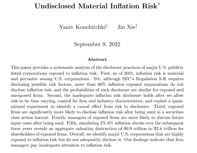 ClevFedResearch's tweet photo. To round out the #InflationConference hear Yaniv Konchitchki from @UCBerkeley share “Undisclosed Material #Inflation Risk.”
Join: https://t.co/uD28le9RHc https://t.co/7eoriG4glY