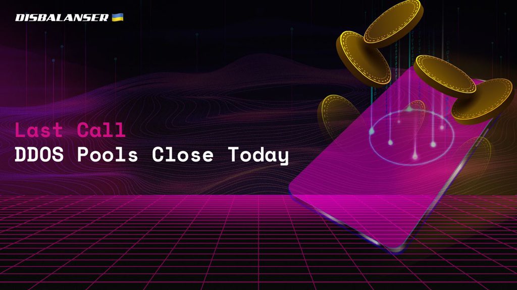 thedisbalancer's tweet photo. ⏰ Last chance to swap your $DDOS tokens to $HAI!
Сhoose one of the pools (2,3,4) and send your assets to one of them until 23.59 (GMT) >>> https://t.co/rc2sz5YgfM

On October 1, pools will no longer be available, and $DDOS will be delisted from all the exchanges. https://t.co/cZGIz9UwEi