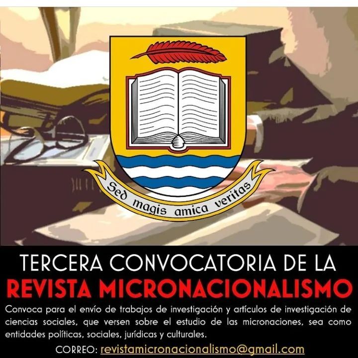 Por disposición del Sr. ministro de bienestar, se ha dispuesto extender el plazo para la recepción de artículos de la Revista Micronacionalismo. 

El nuevo plazo para enviar los artículos vence el 1 de diciembre del 2022, todo el día inclusive.  

La justificación del nuevo …