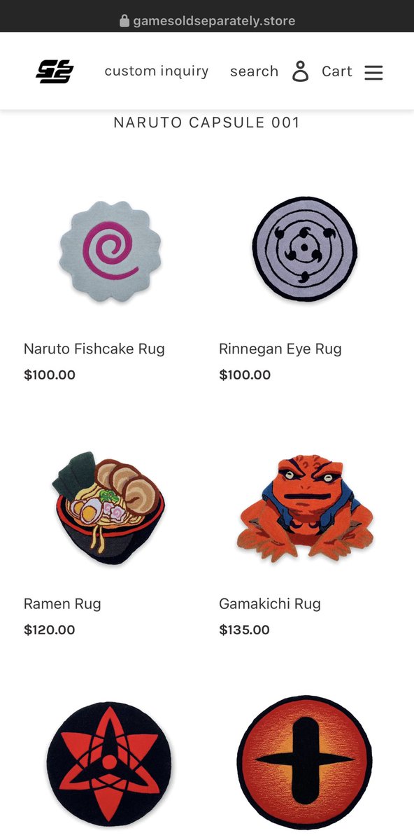 gssmichelle's tweet photo. My site is live for these Naruto rugs🫶🏼 https://t.co/VCIWPBSJcC https://t.co/BwX1DFHcQp