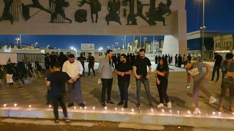#المنطقه_الخضراء  ساحة التحرير الان