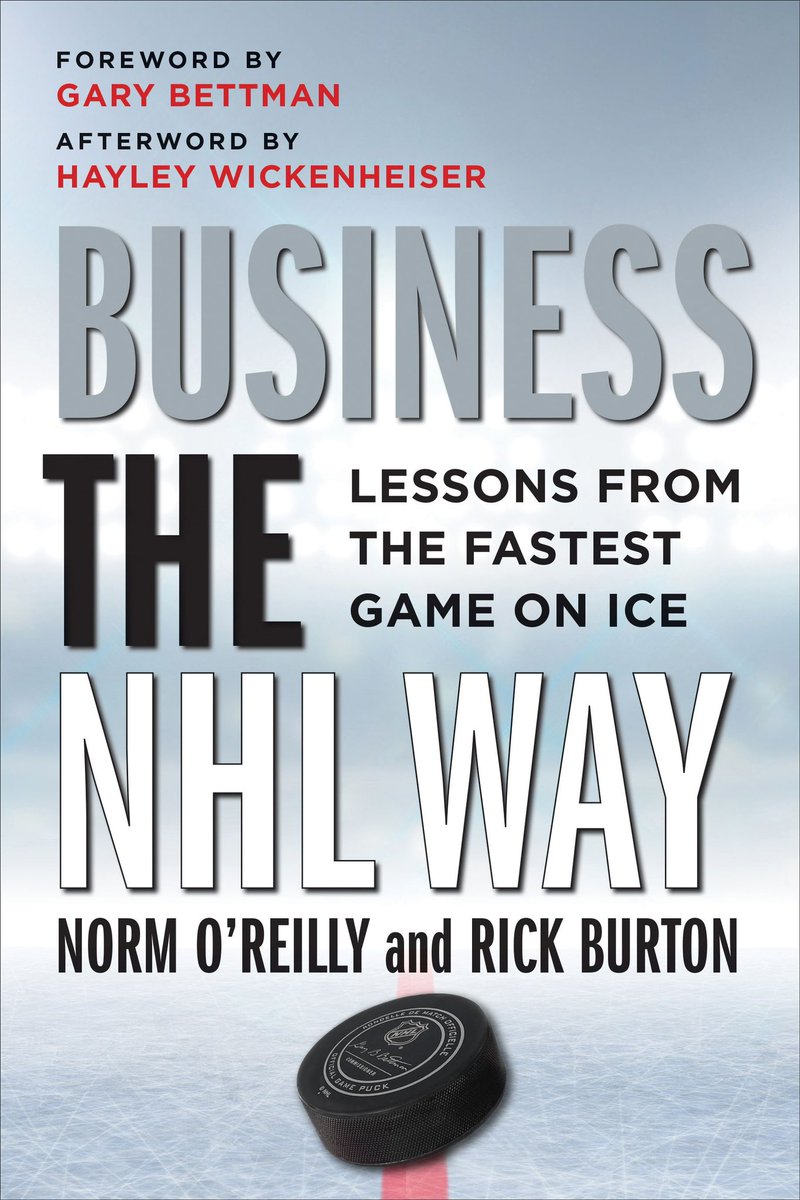 RealRickB's tweet photo. Excited about new NHL book with @NormOReilly that just came out. Available on Amazon: Business the NHL Way: Lessons from the Fastest Game on Ice https://t.co/Sf8guauyyq https://t.co/eP6hYojaQY