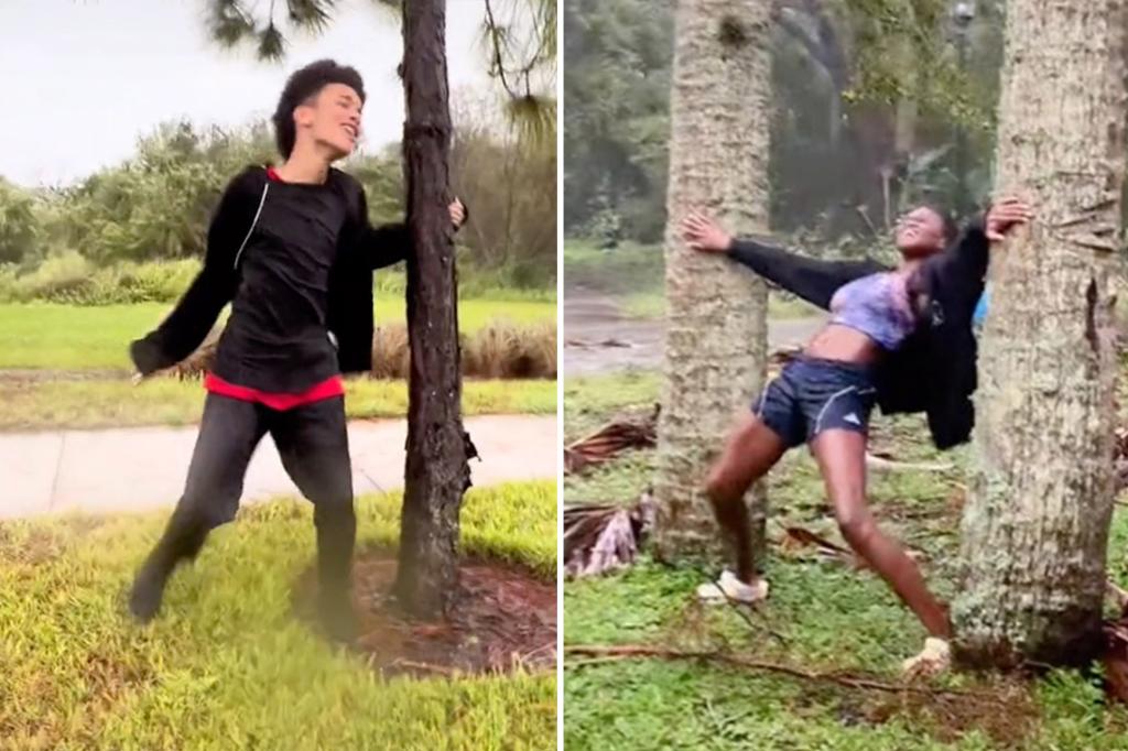 Gen Z Tik Tok bozos risk lives during Hurricane Ian to create viral Michael Jackson tributes trib.al/R87FvXD