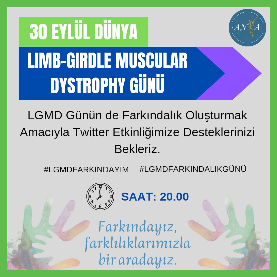 Anka_Lgmd's tweet photo. ✨🕊️LGMD'nin Farkındayım🕊️✨
#lgmdfarkındalıkgünü #lgmdfarkındayım
#Radichal2022 #nadirhastalıklar #lgmd #anka #rarediseasechallenge #LimbGirdleMuskülerDistrofi https://t.co/lzz0WOTTuq