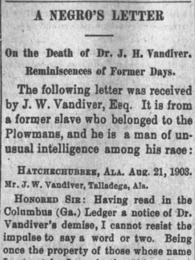 bmoreProjects's tweet photo. My superpower is knowing the names of the families who enslaved my ancestors. I'm lucky bc my 2nd ggf wrote the newspaper - he somehow knew that's where I'd find look to find it.
#BeenLiterate #Talladega #Bamas https://t.co/5k35MNAi3W