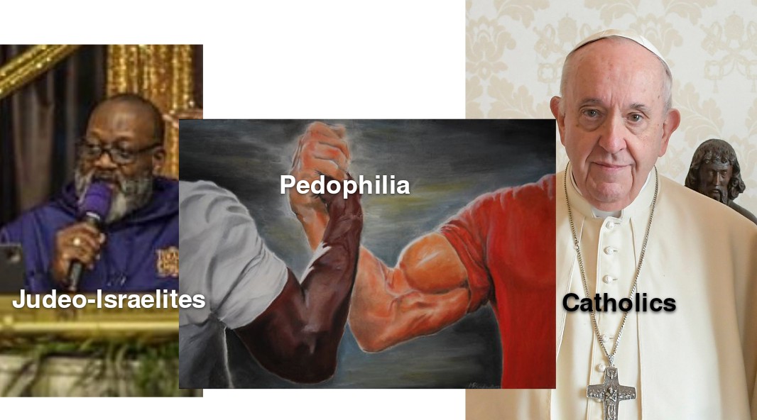 Nezahua80863167's tweet photo. #IsraelUnitedInChrist #IUIC #IUICConcord #IUICGastonia #FOT #FeastOfTabernacles #BishopYawasap #IUICInTheClassroom #FOT2022 #Tabernacles #Bishop #PopeFrancis #Pope #CatholicTwitter #Catholism #pedowhore #pedohunter #PedoHunt #Church #JudeoIsraelites #Hoteps #Wabos https://t.co/xkRz9T3VA7