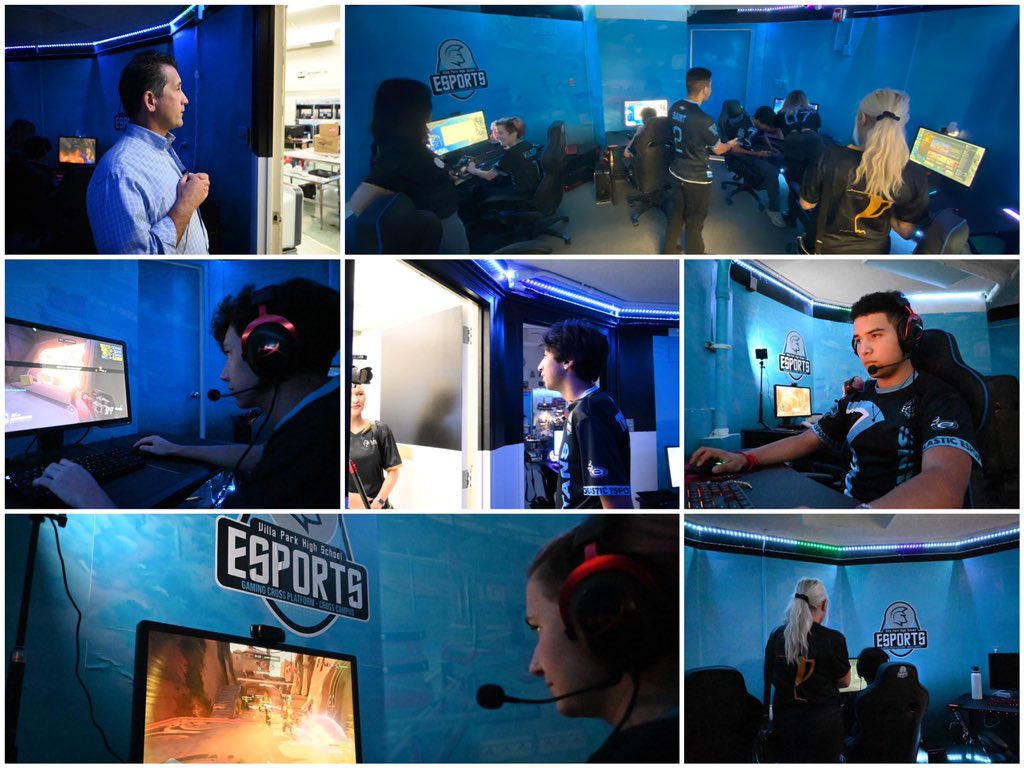 A little BTS of our Friday morning.
•
We had the pleasure of being visited by @nasefgg.
Our students and staff we interviewed by #NASEF for an upcoming project!
#ThisIsWhyWeEsports #vphs #vphsesports #villaparkhighschool