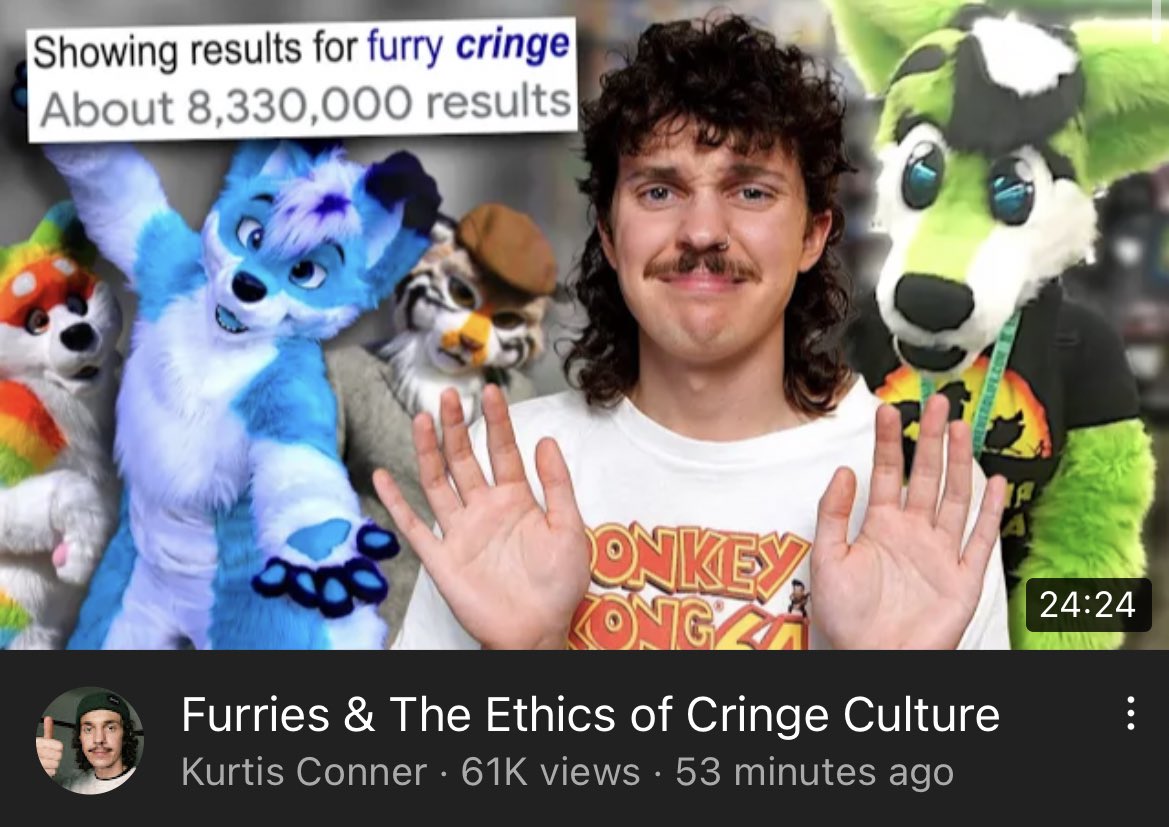 went absolutely furry mode in the new video go watch pls

youtu.be/h3QLFHvcSVE