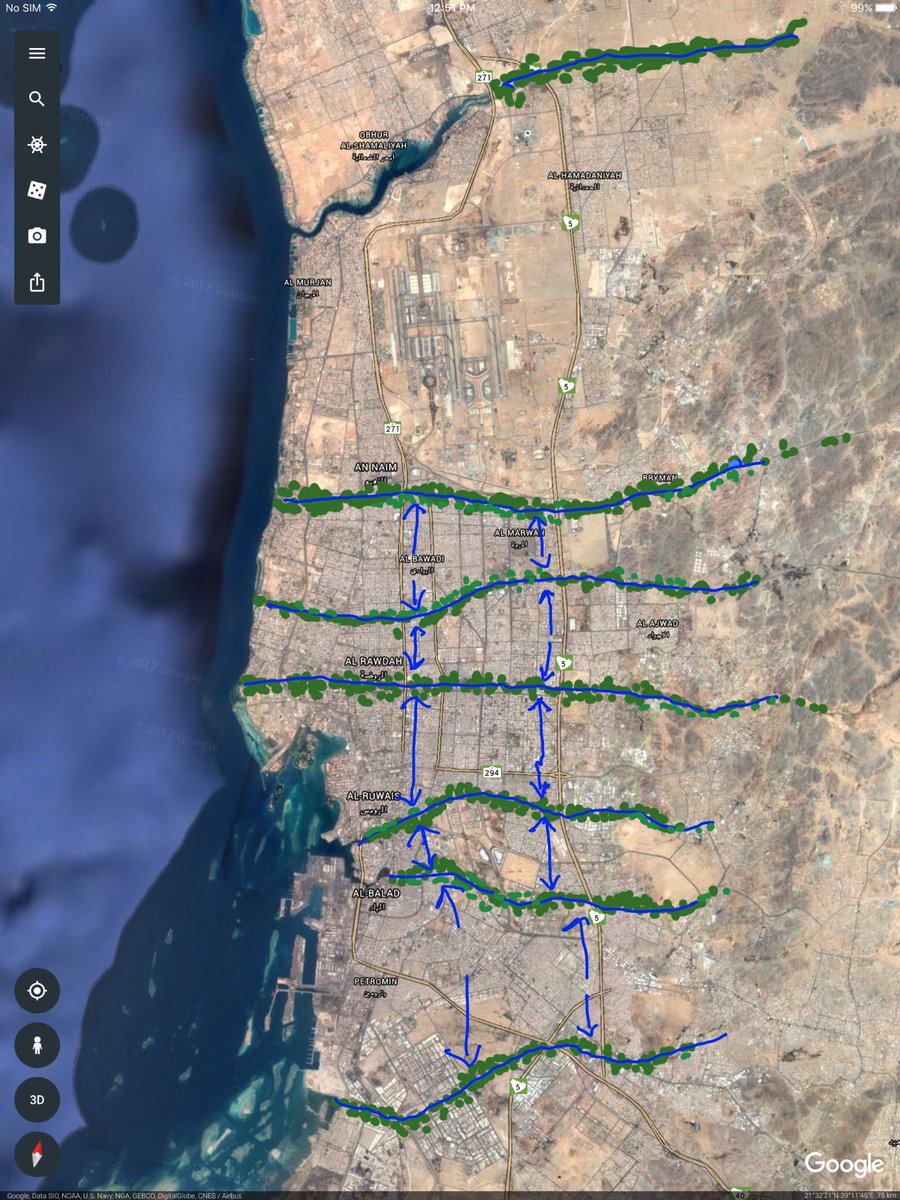 ehabamri's tweet image. جمال القناة المائية في الجبيل تعمل القناة على خفض منسوب المياه الناتجة عن المد والجزر بالاضافة الى كونها قناة رئيسية تستقبل مياه الامطار من القنوات الفرعية    فرصة لمدينة جدة استعادة بعض مسارات الاودية الطبيعية